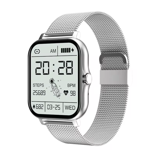 STILL Metal strap smart watch BT call heart rate blood pressure oxygen sport fitness tracker - Image 4
